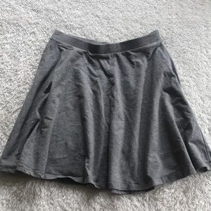 Grey Skater Skirt / Circle Skirt